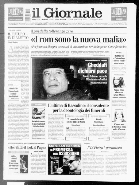 Il giornale : quotidiano del mattino